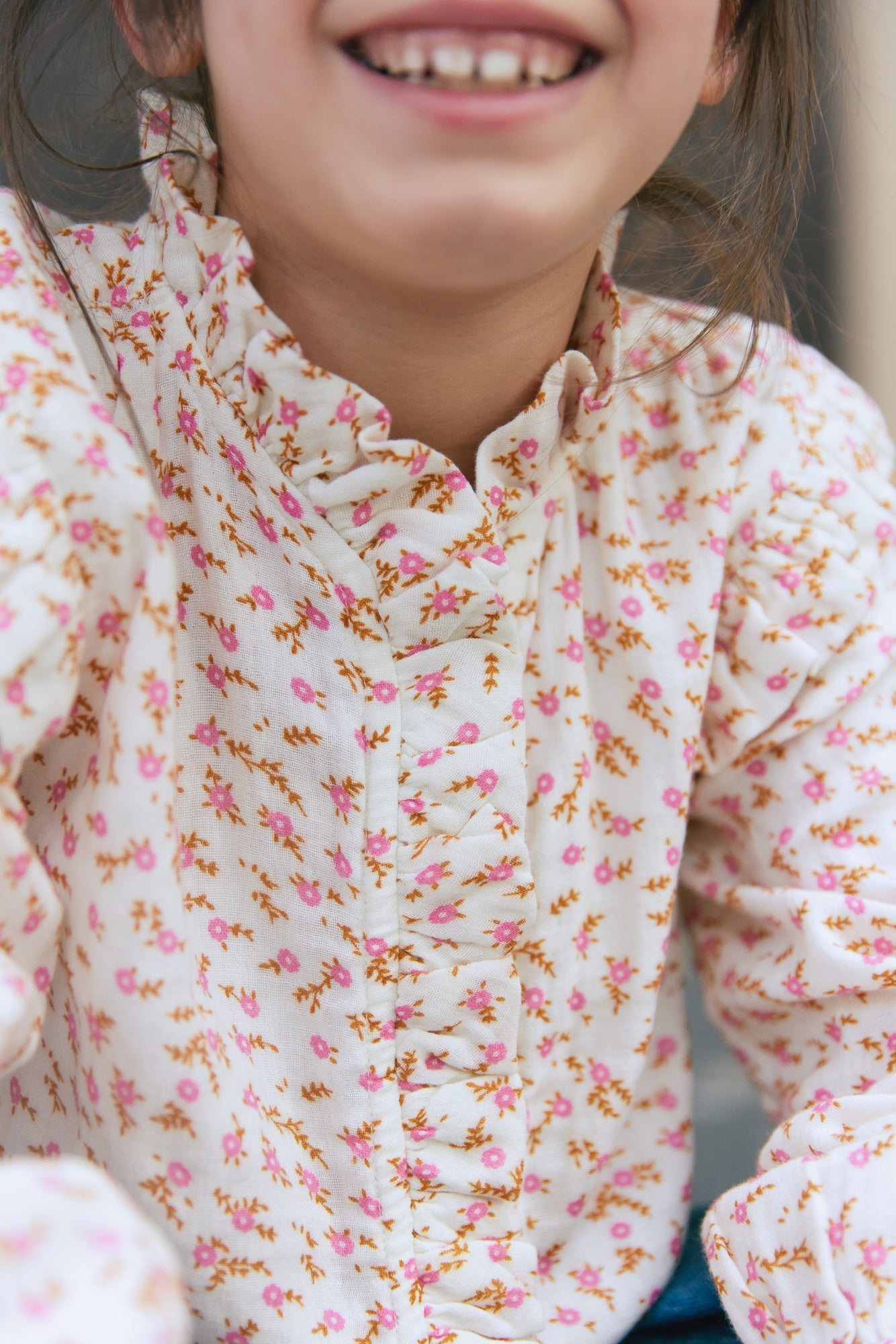 Blouse - Dory Imprimé Fleuri Rose
