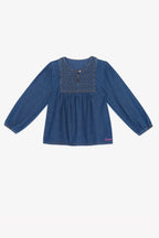 Blouse - Chambray Bleu Matelassé