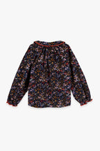 Blouse - Figue Velours Imprimé October Flower