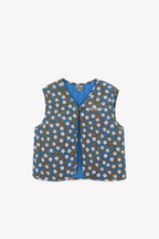 Gilet - Betib Imprimé Foulfleur Bleu