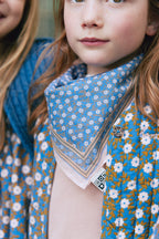 Gilet - Betib Imprimé Foulfleur Bleu