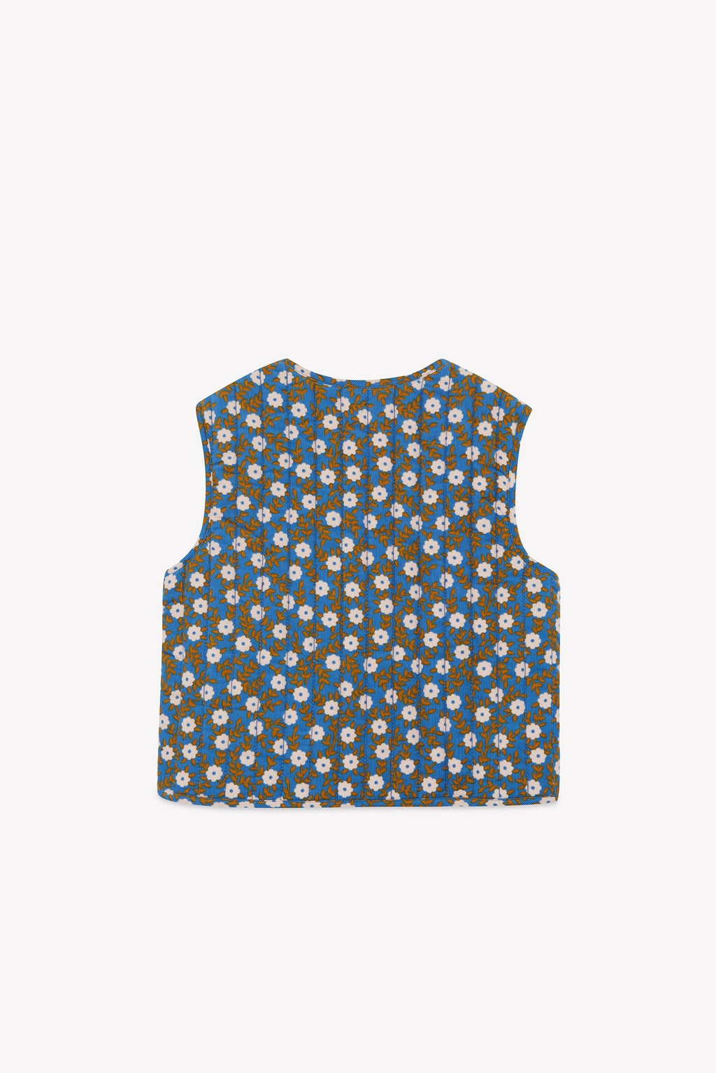 Gilet - Betib Imprimé Foulfleur Bleu