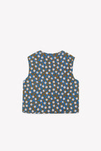 Gilet - Betib Imprimé Foulfleur Bleu