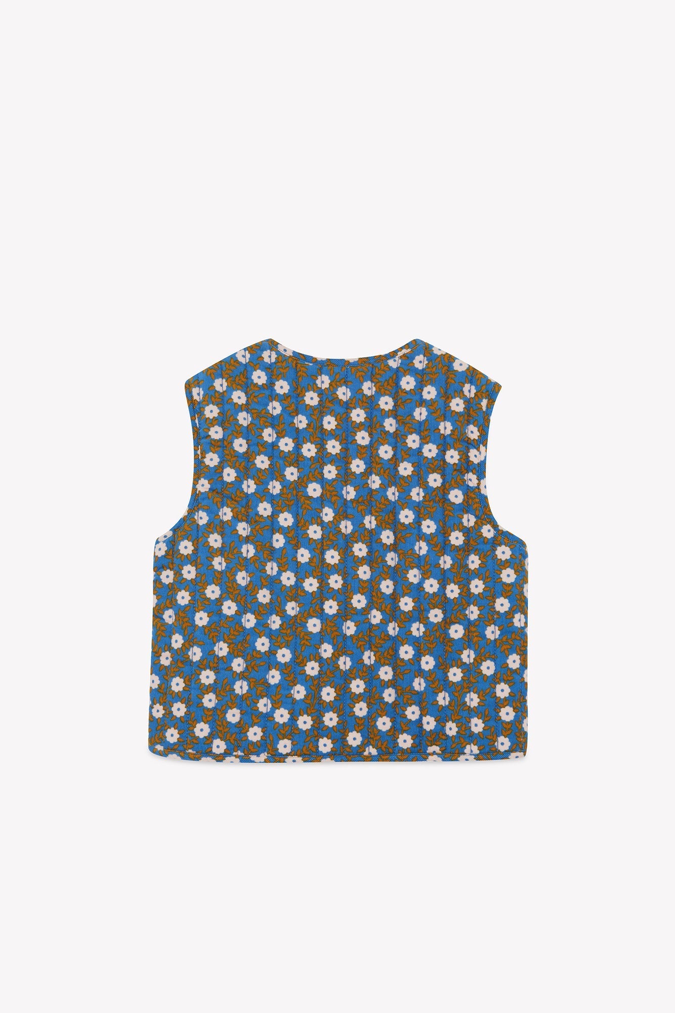Gilet - Betib Imprimé Foulfleur Bleu