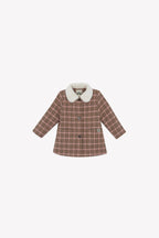 Manteau - Suzane À Carreaux Rose
