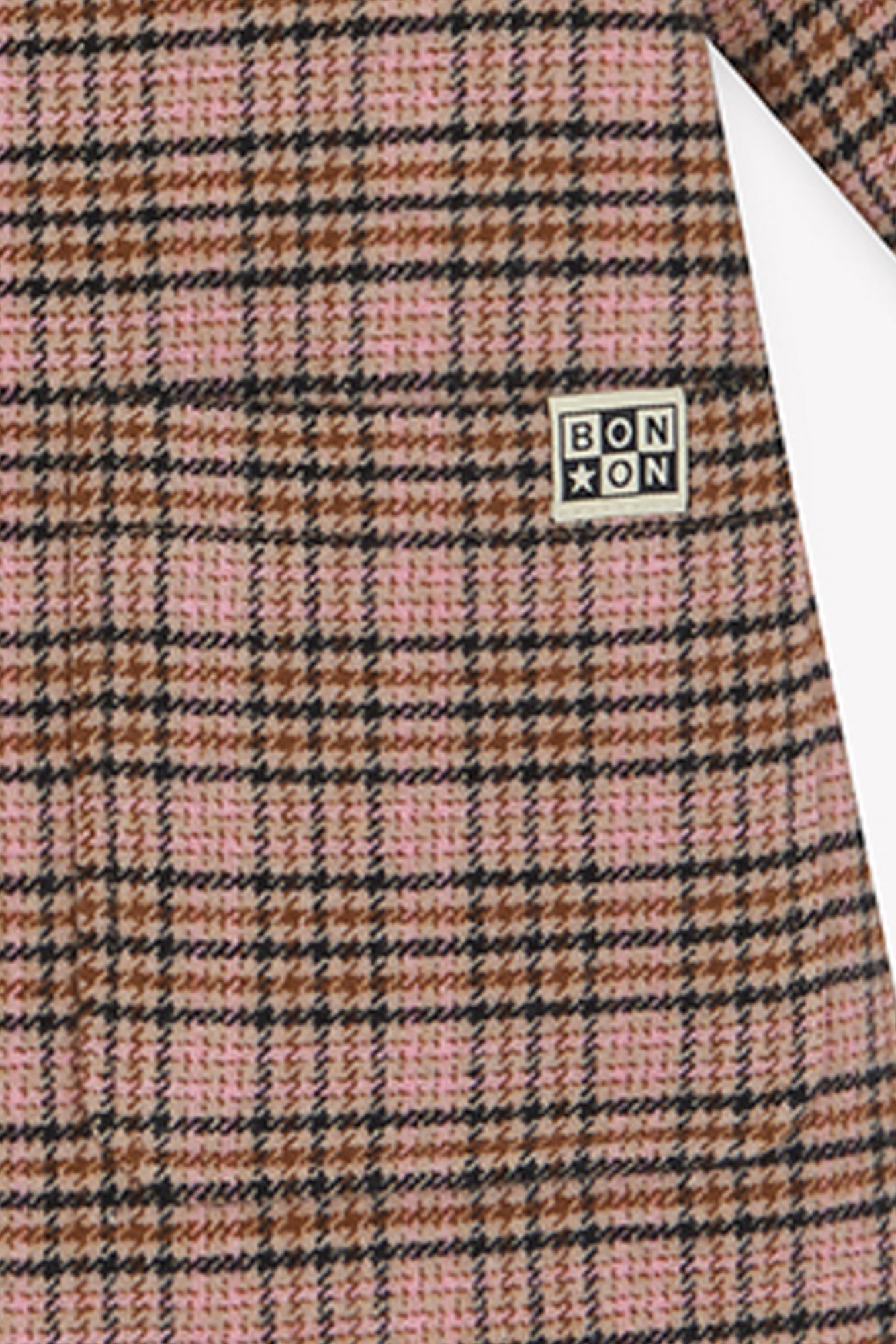 Manteau - Suzane À Carreaux Rose