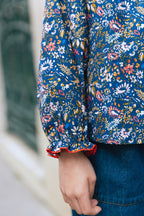 Blouse - Figue Velours Imprimé October Flower