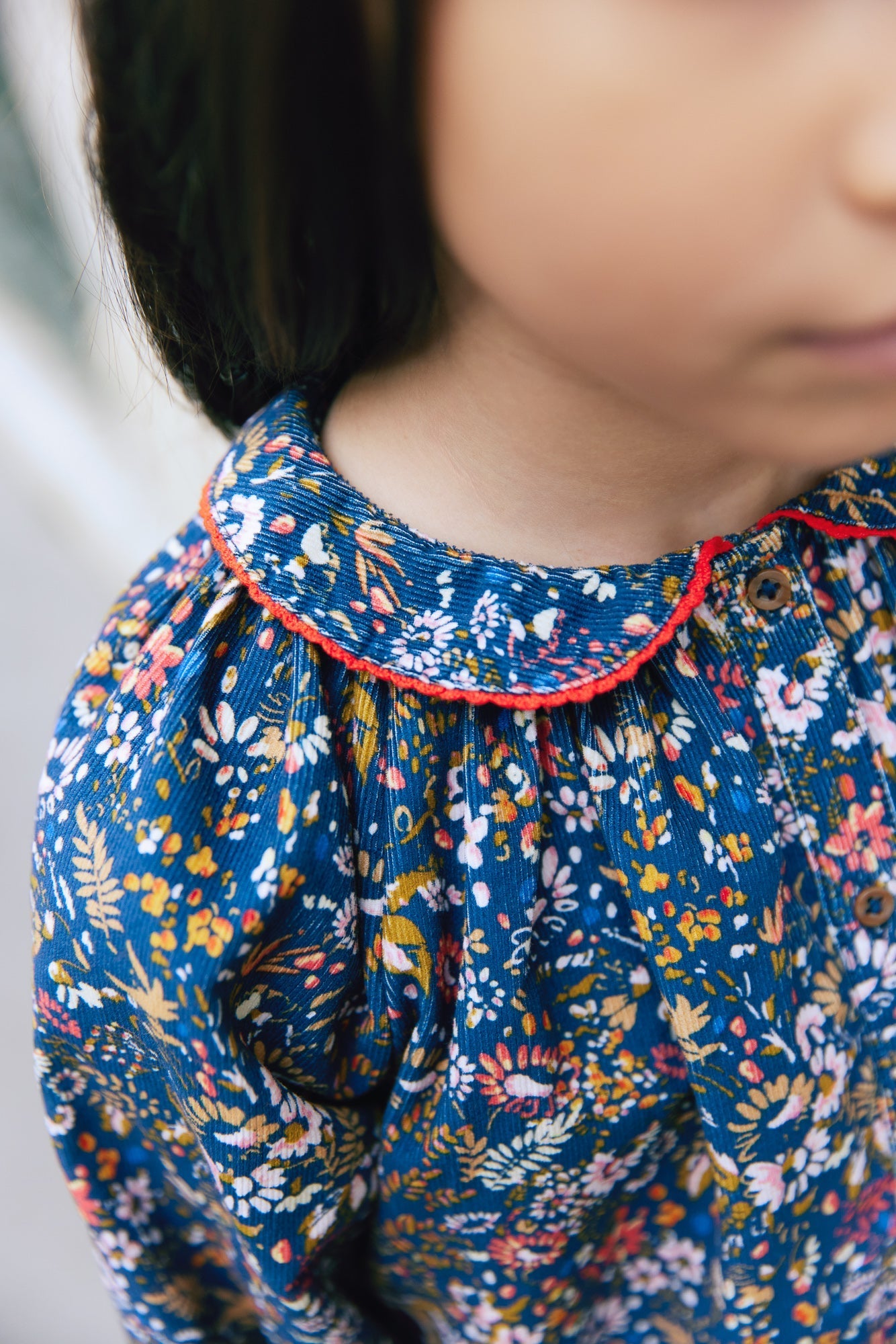 Blouse - Figue Velours Imprimé October Flower