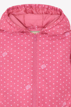 Veste - Flotte Rose Imprimé Étoiles