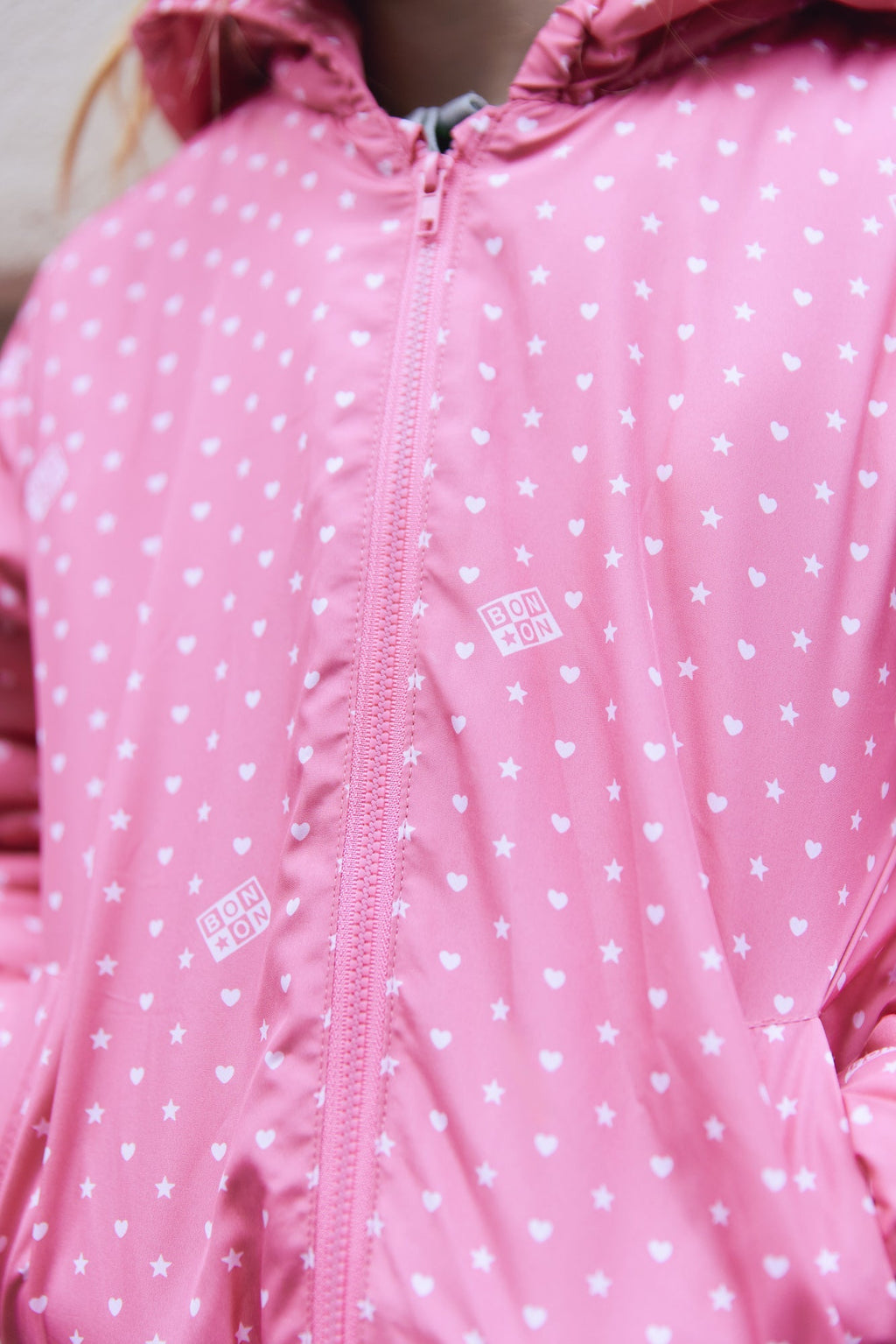 Veste - Flotte Rose Imprimé Étoiles