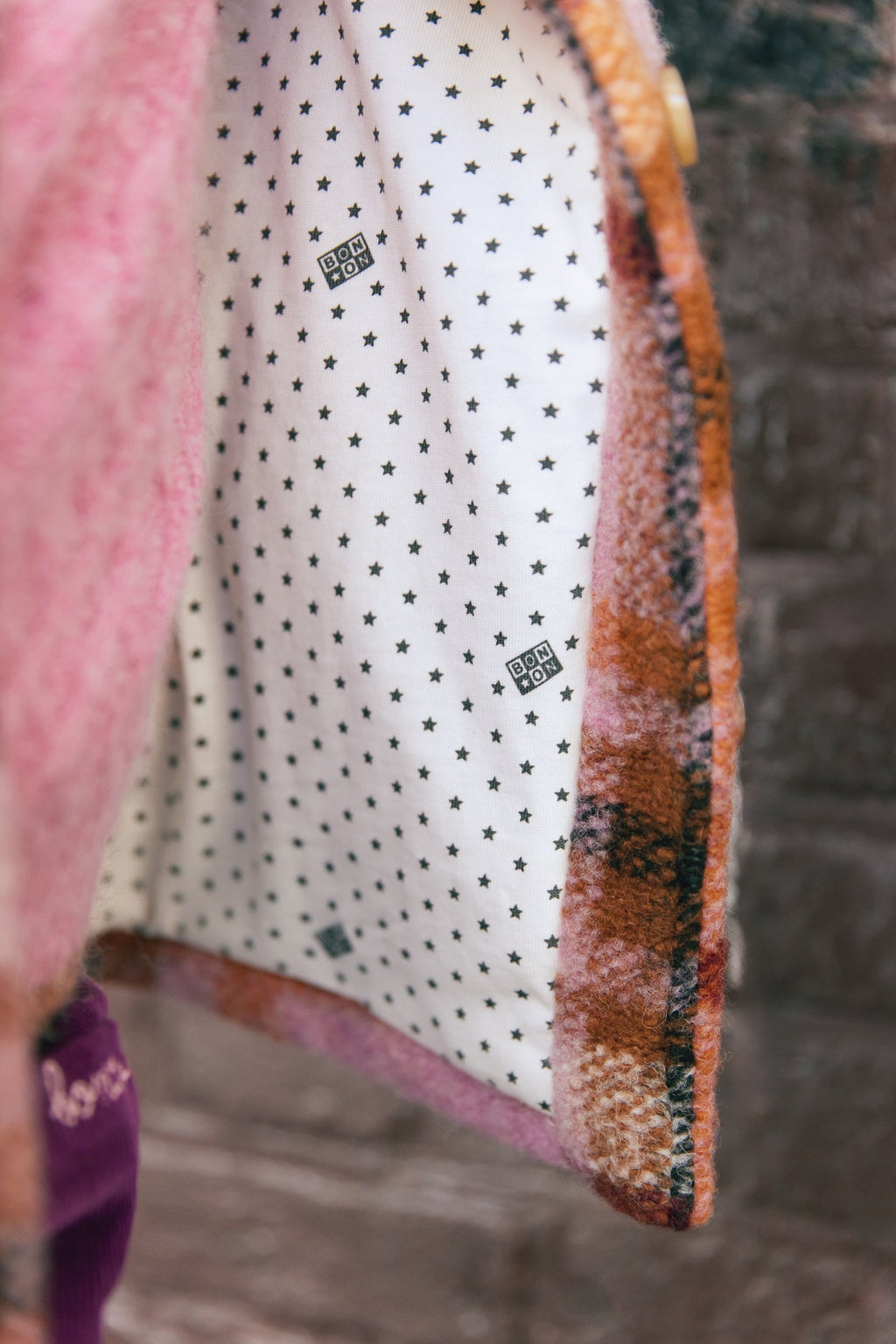 Manteau - Frenchi À Carreaux Rose