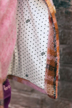 Manteau - Frenchi À Carreaux Rose