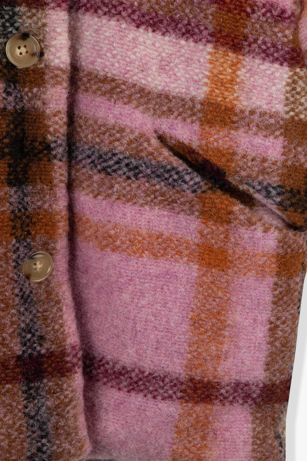 Manteau - Frenchi À Carreaux Rose