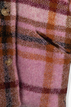 Manteau - Frenchi À Carreaux Rose