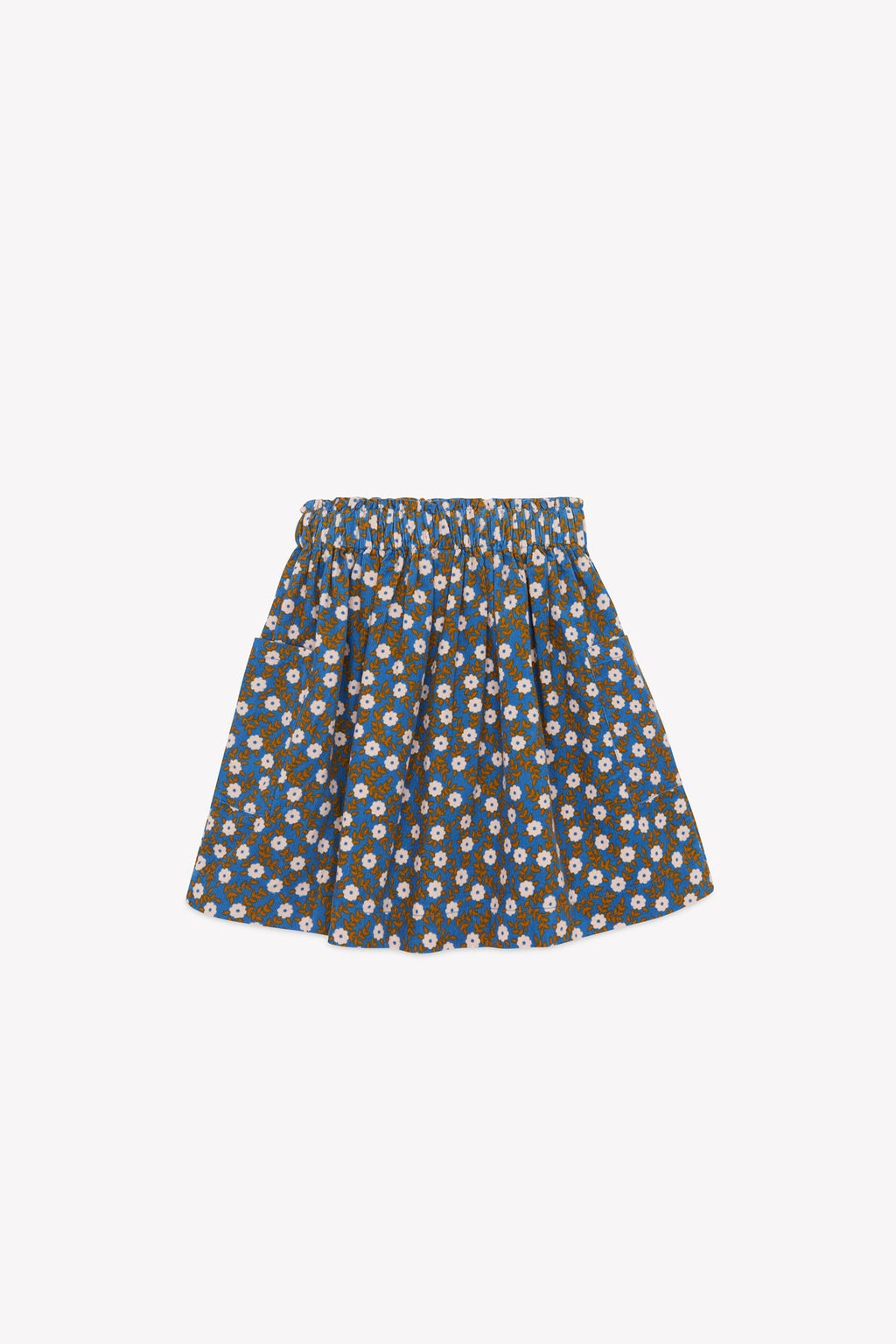 Jupe - Ruche Foulfleur Bleu
