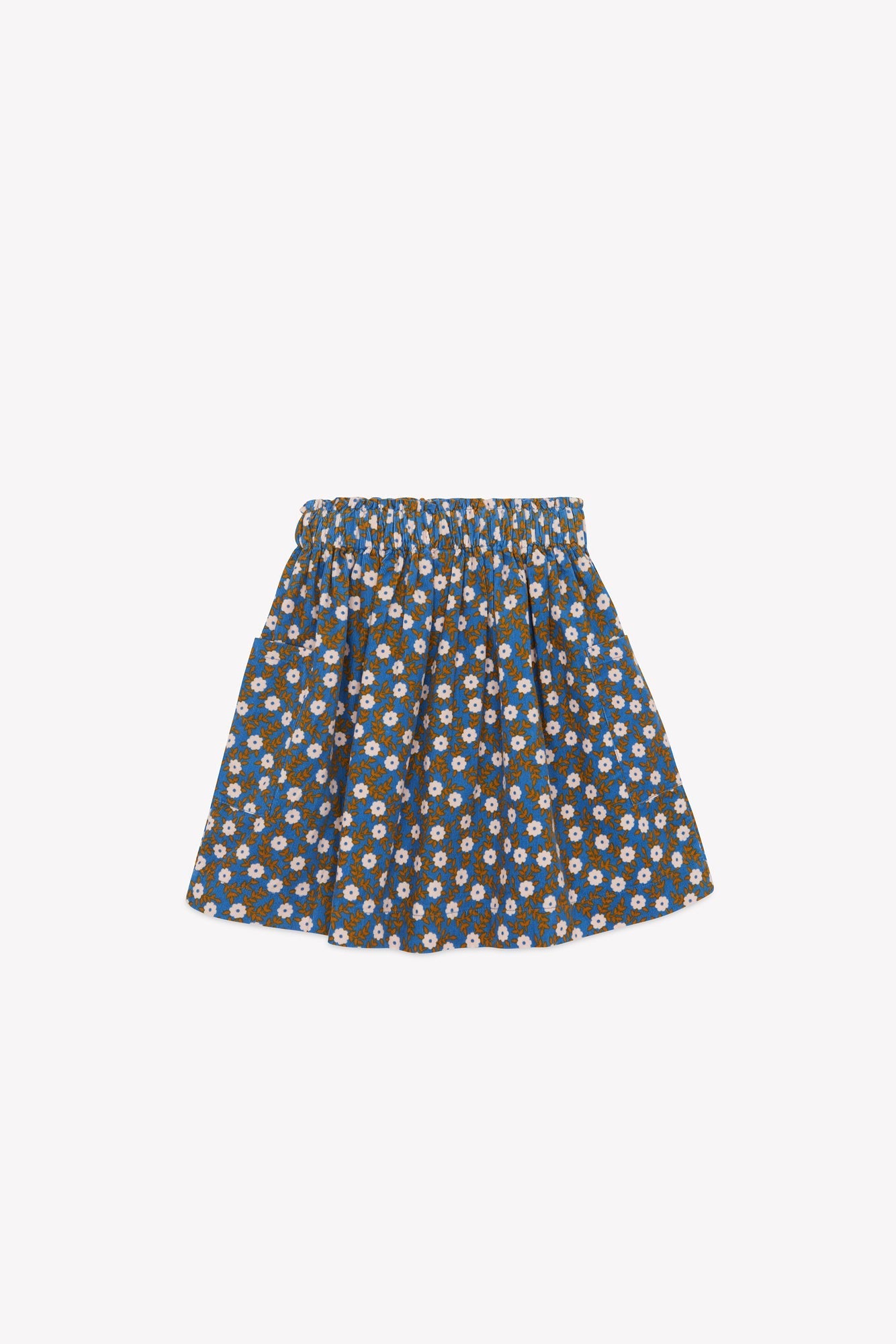 Jupe - Ruche Foulfleur Bleu