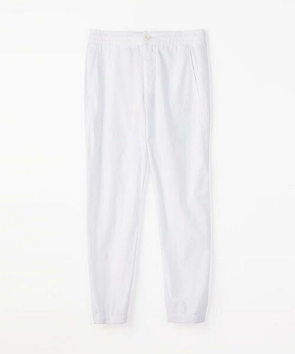 Pantalon En Popeline À Coutures Torsadées - Blanc - Homme