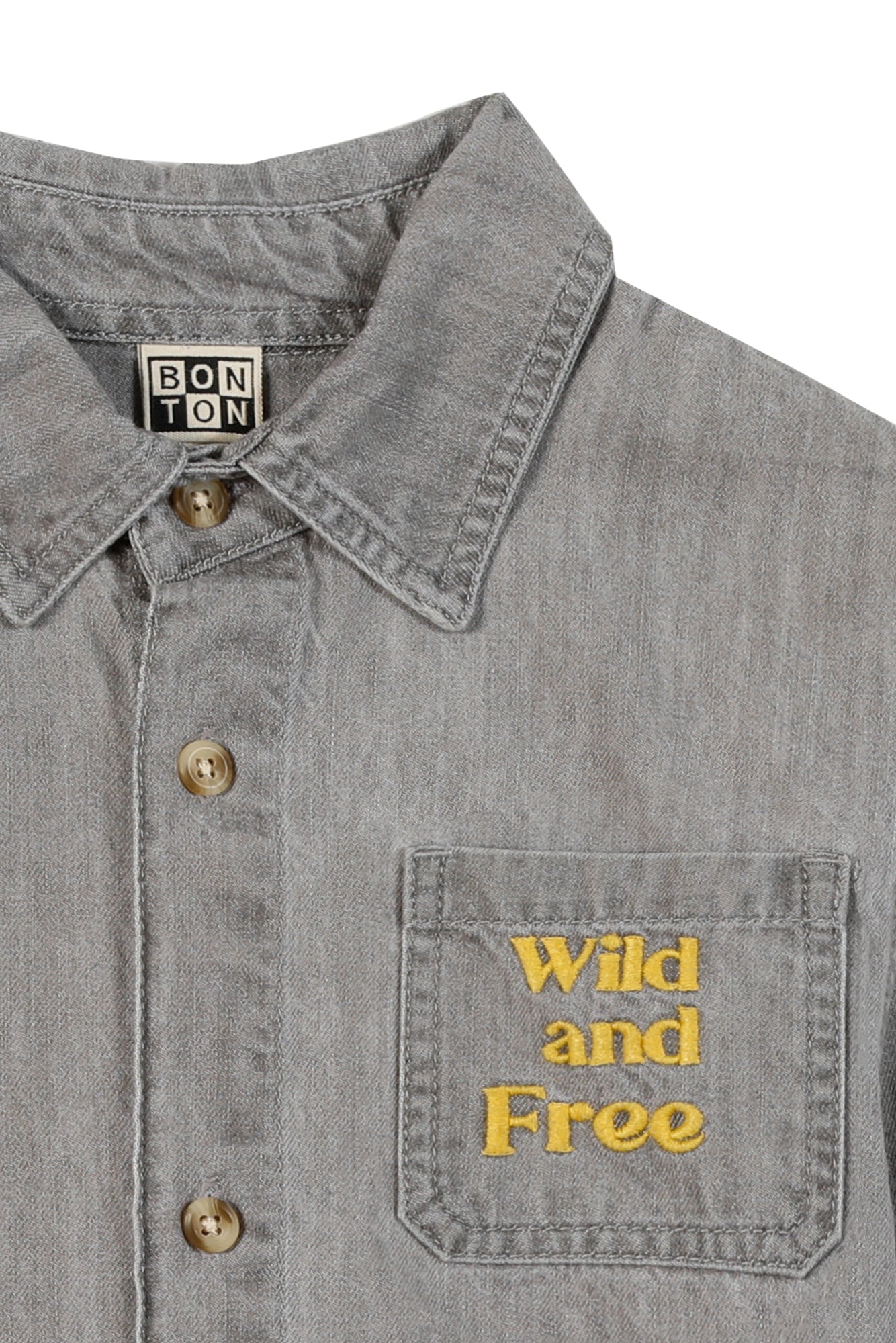 Chemise - Paname Chambray Gris
