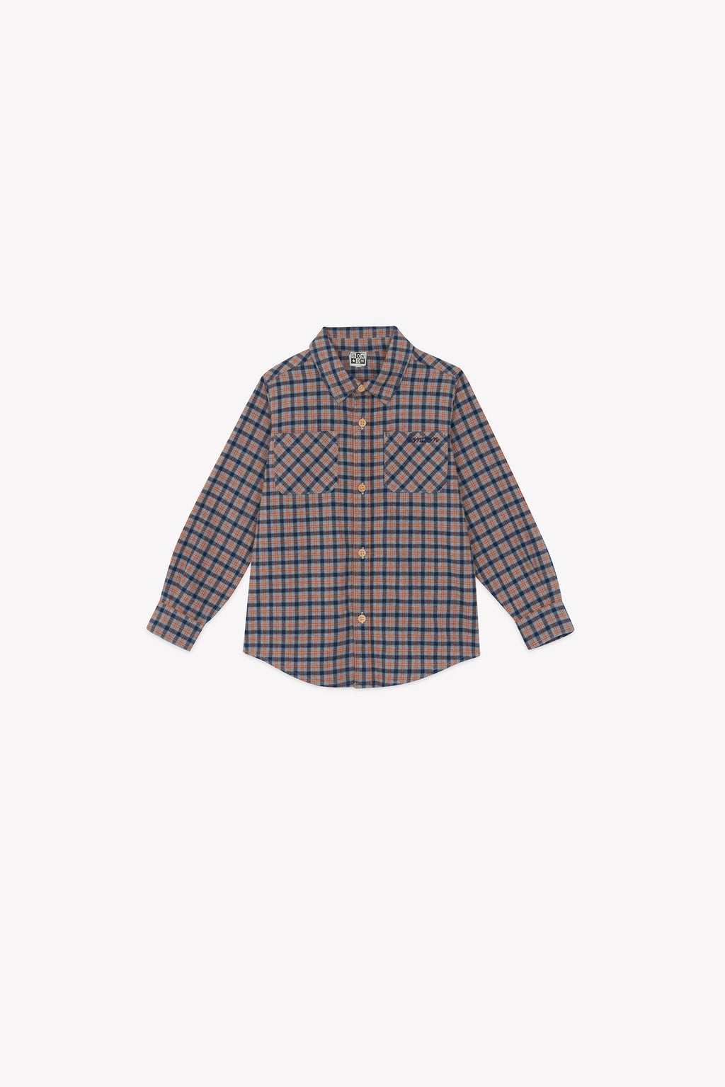 Chemise - Paname À Carreaux Gris/Orange