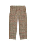 Pantalon - Batcha Marron Imprimé Carreau