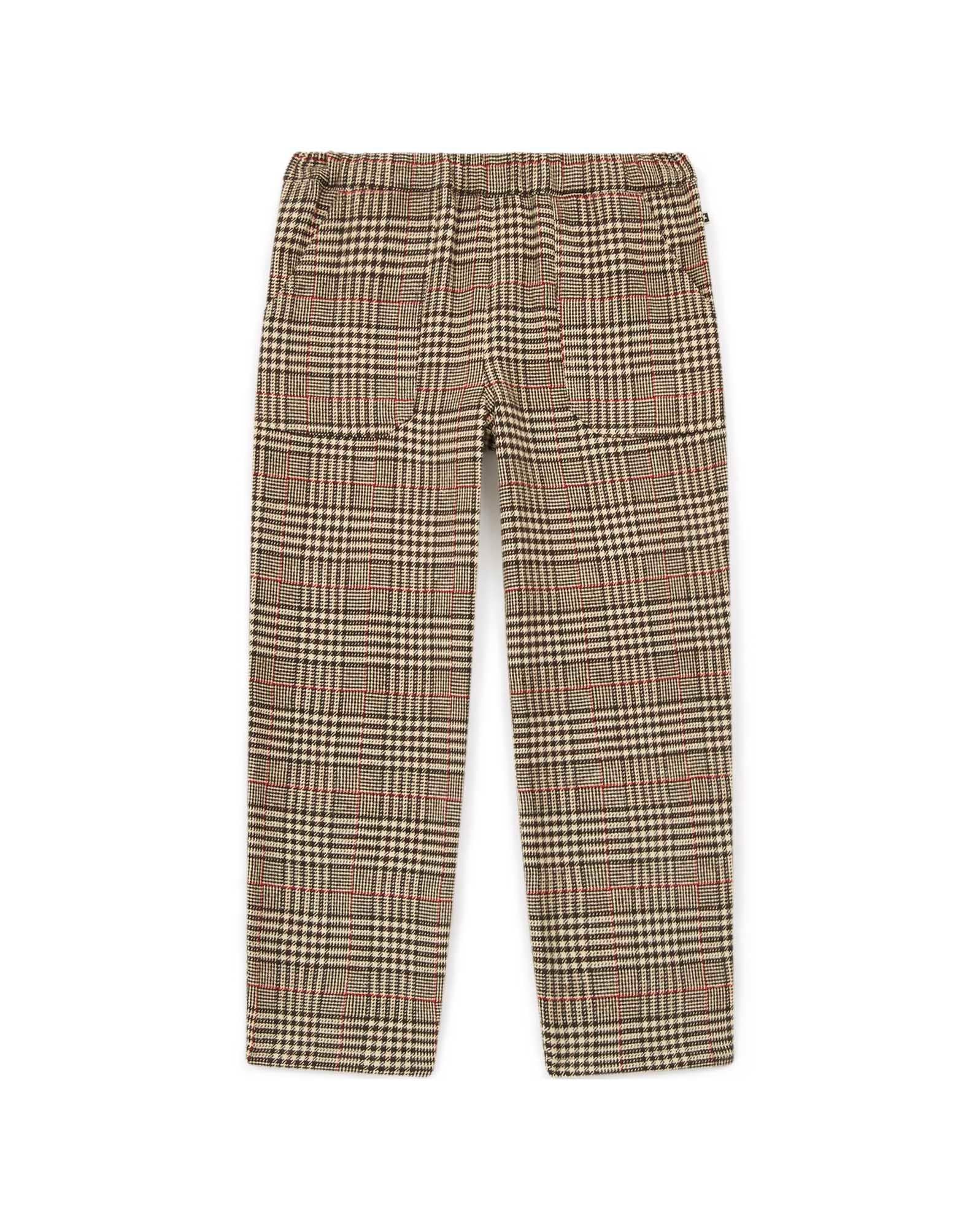 Pantalon - Batcha Marron Imprimé Carreau