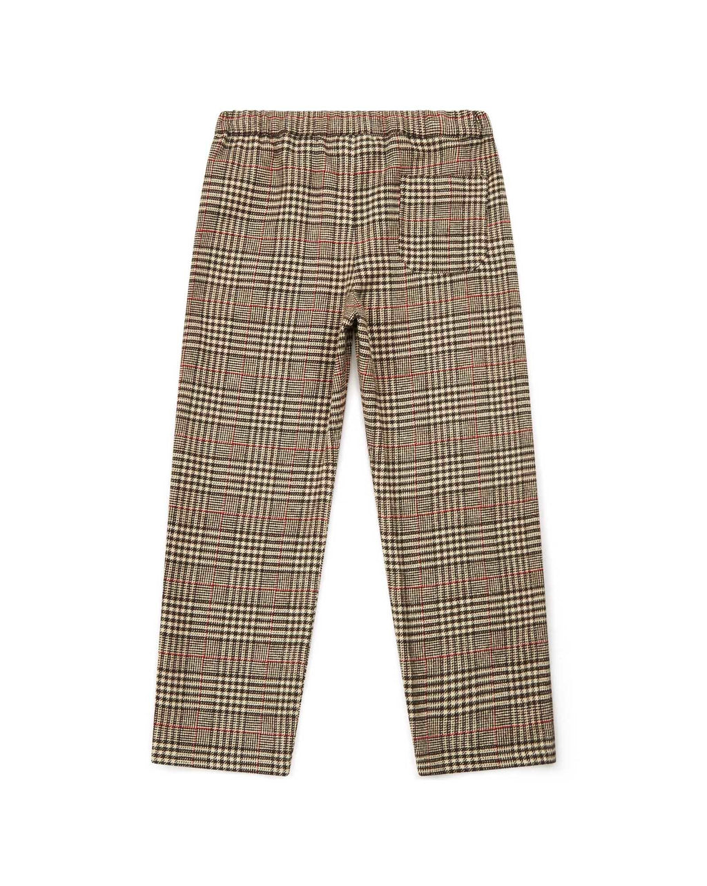 Pantalon - Batcha Marron Imprimé Carreau