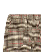 Pantalon - Batcha Marron Imprimé Carreau