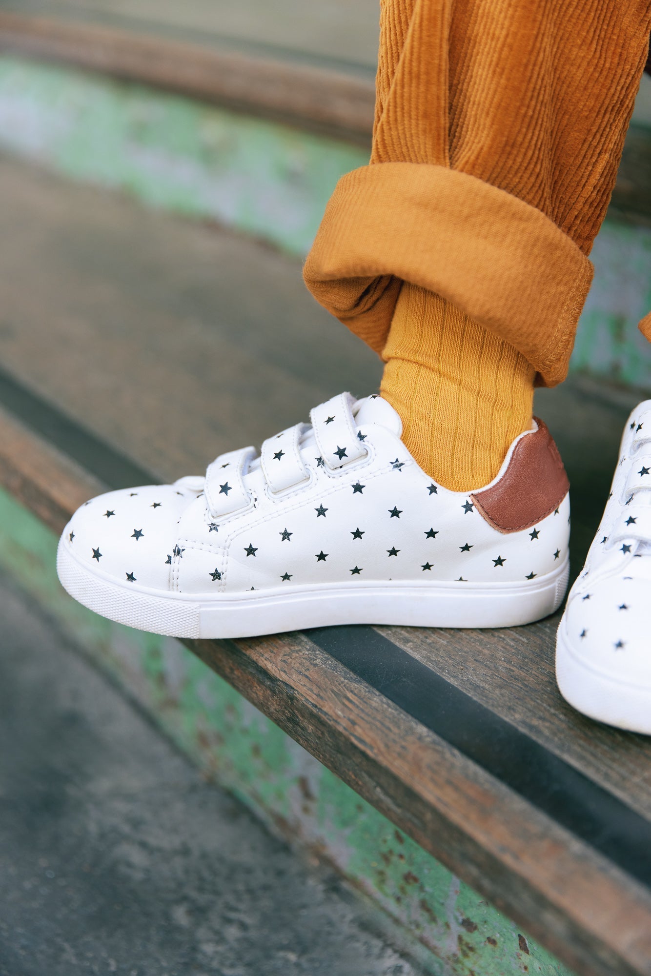 Baskets - Beige Cuir