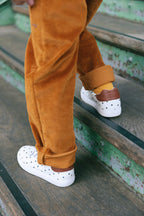 Baskets - Beige Cuir