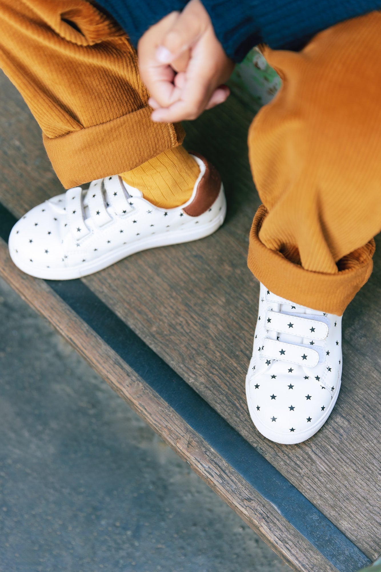 Baskets - Beige Cuir