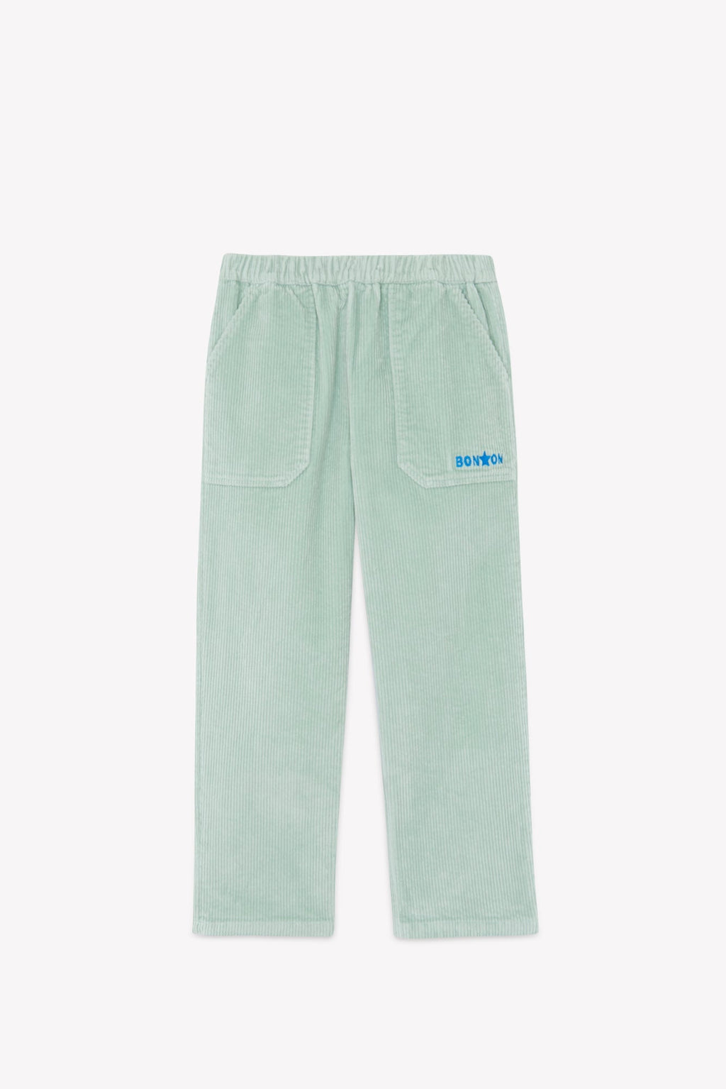 Pantalon - Batcha En Velours Vert Clair