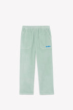 Pantalon - Batcha En Velours Vert Clair