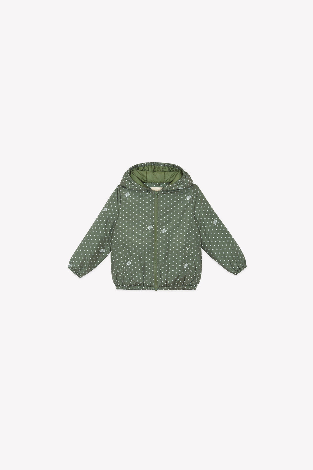 Veste - Flotte Vert Imprimé Étoiles