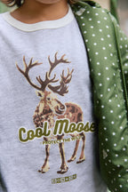 T-Shirt - Taxo Gris Chiné Illustration Renne