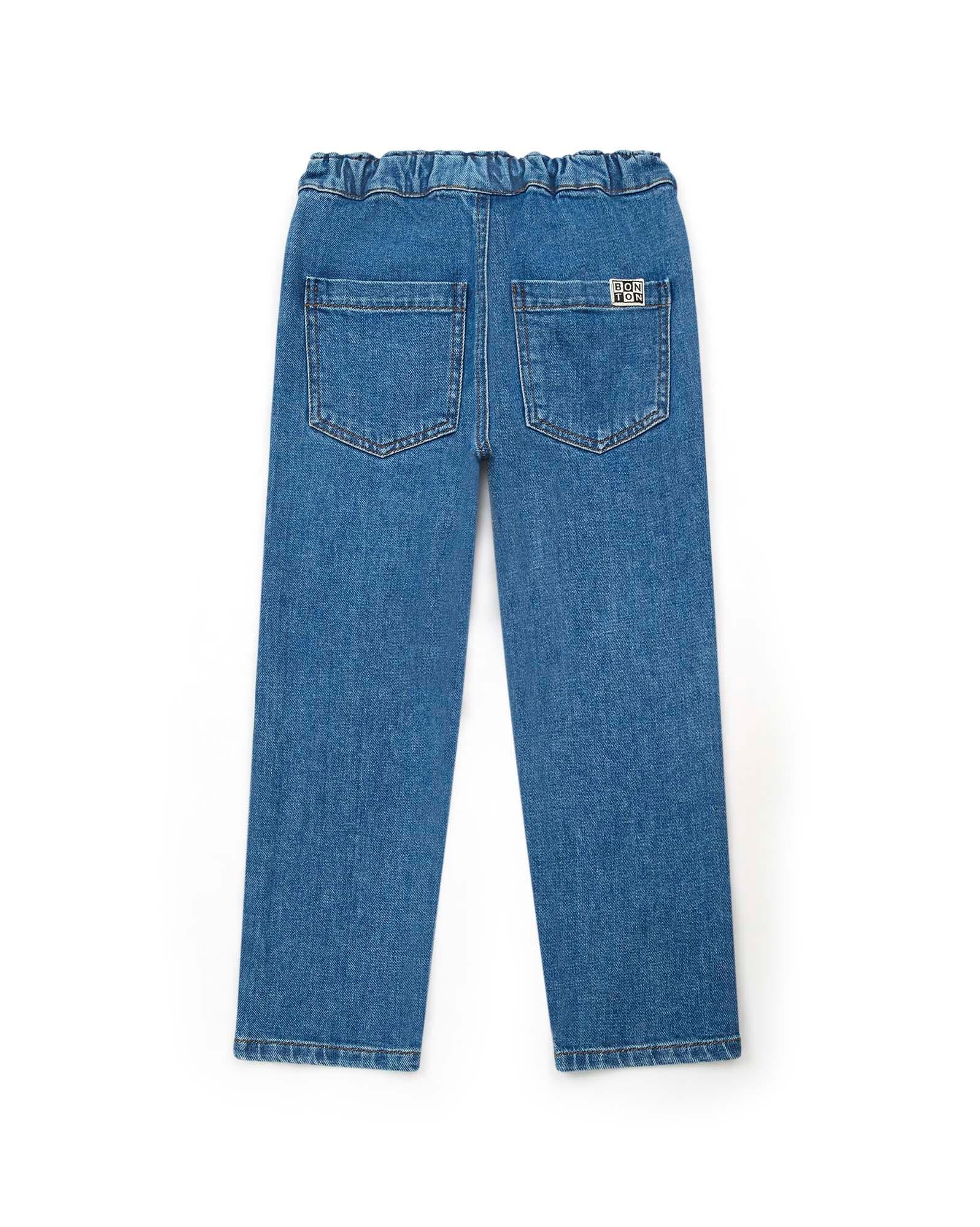 Pantalon - Fracas Bleu En Denim Stretch