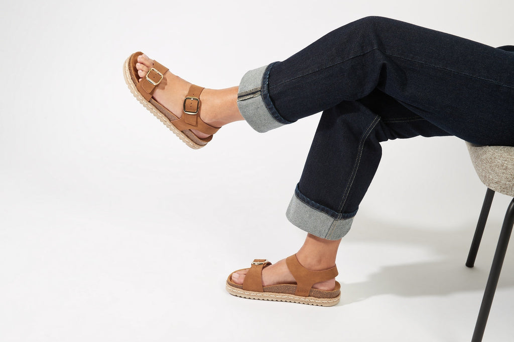 Sandales Ines Cognac Brown - Femme