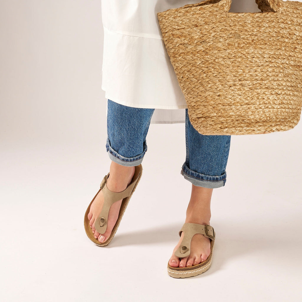 Tongs Gala - Taupe - Femme