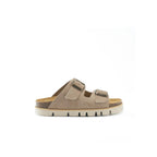 Sandales Ana Suede Taupe - Femme