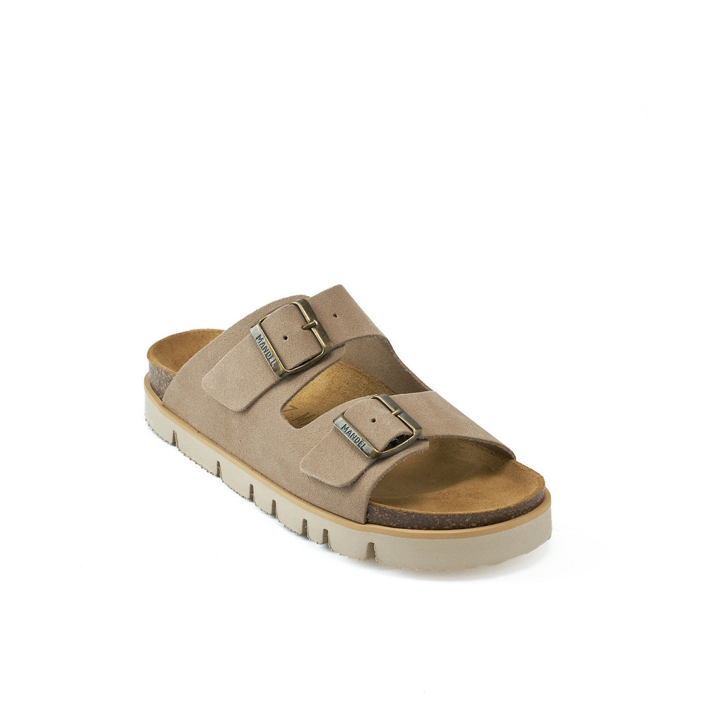 Sandales Ana Suede Taupe - Femme
