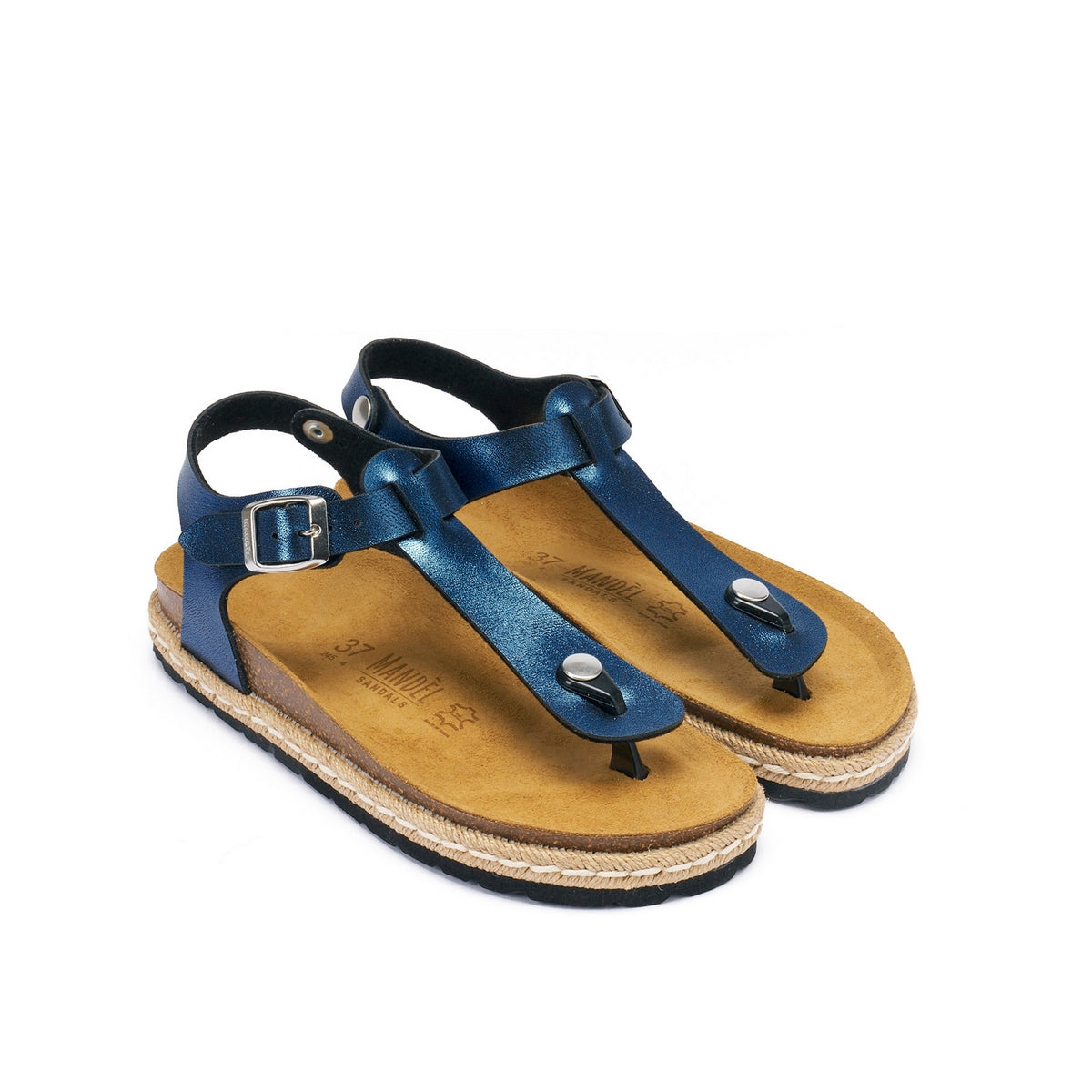 Tongs Leon - Navy - Femme