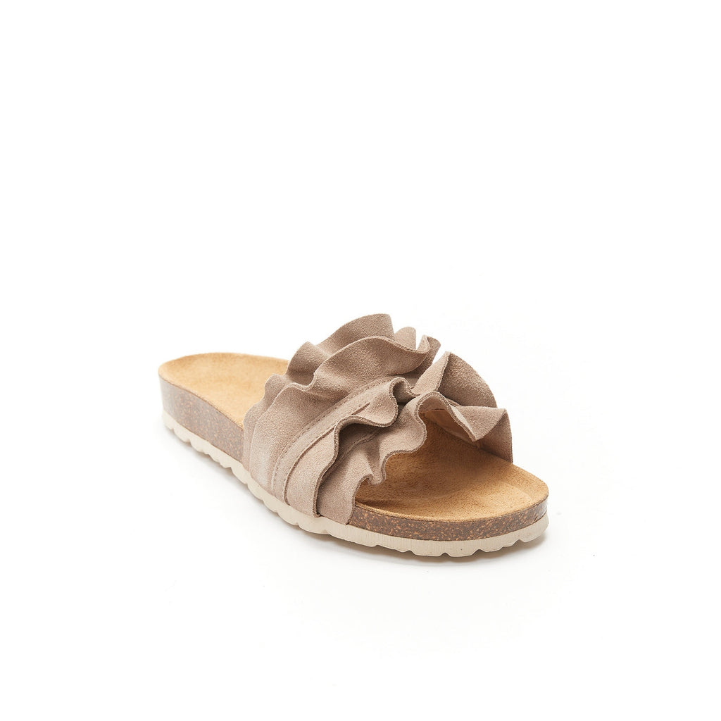 Sandales Sofia Suede Taupe - Femme