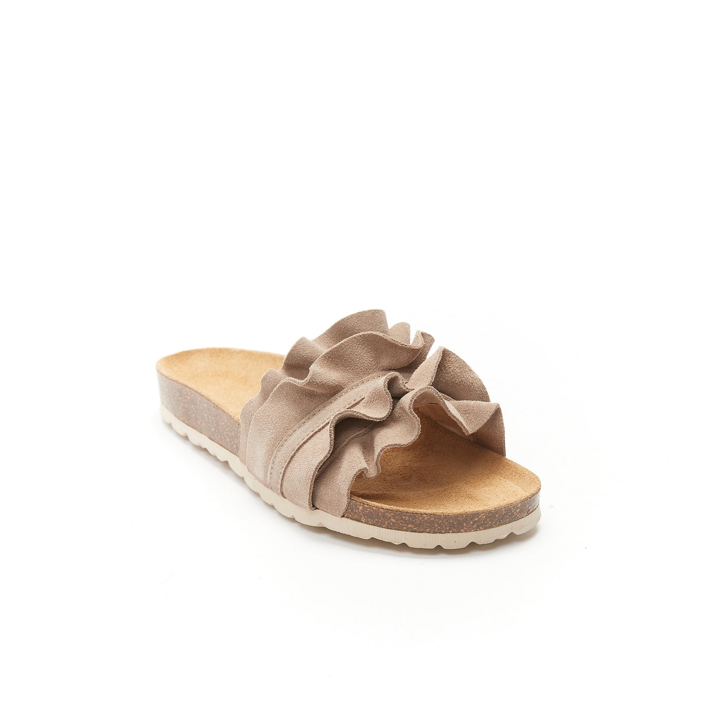 Sandales Sofia Suede Taupe - Femme