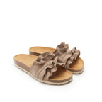 Sandales Sofia Suede Taupe - Femme