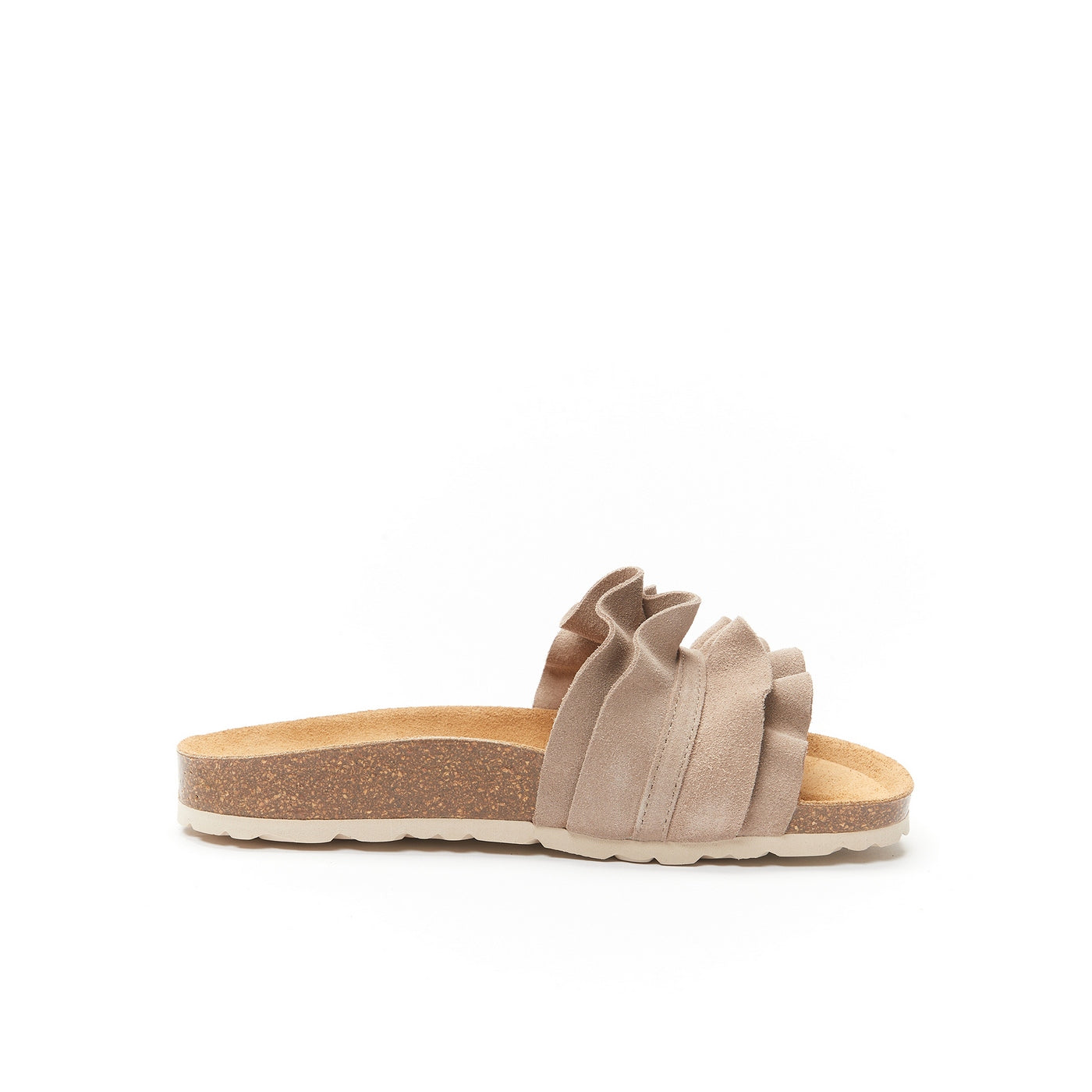 Sandales Sofia Suede Taupe - Femme
