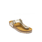 Tongs Blanca Big Buckle Champagne - Femme
