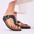 Tongs Blanca - Black - Femme