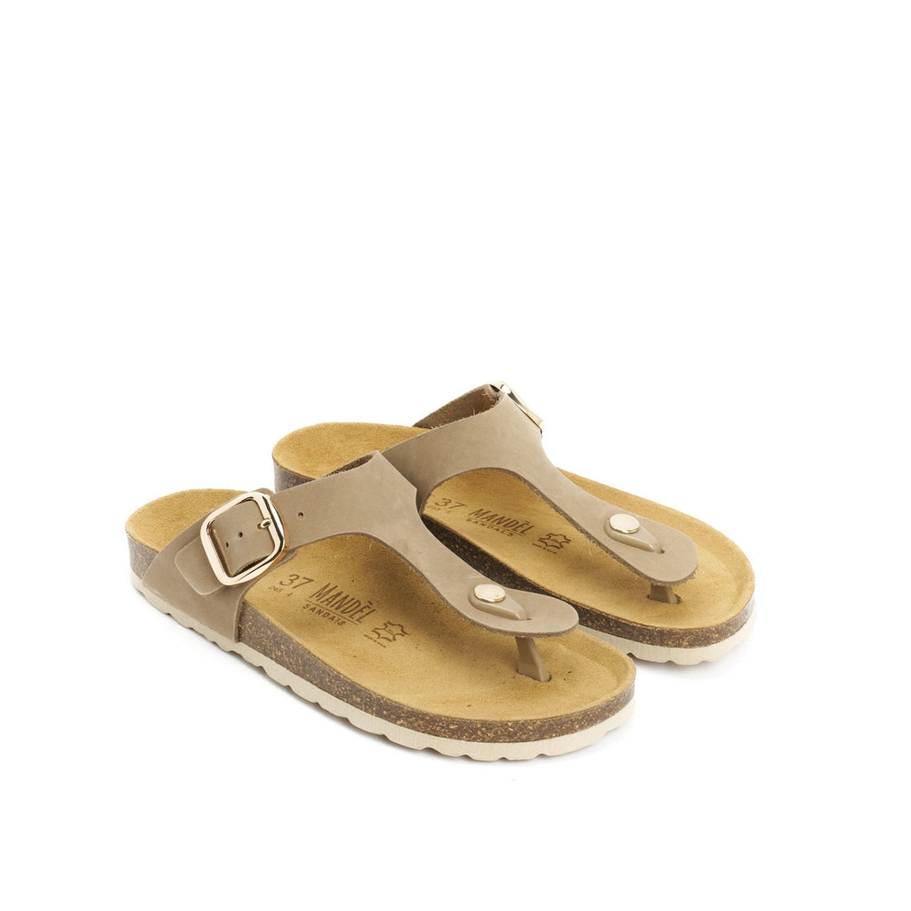 Tongs Blanca - Taupe - Femme
