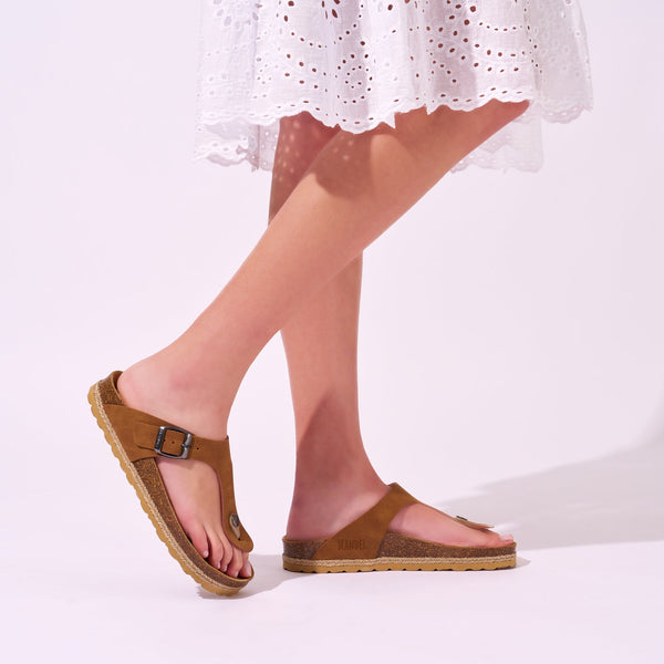 Tongs Blanca - Brown - Femme