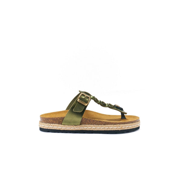 Tongs Luna - Green - Femme
