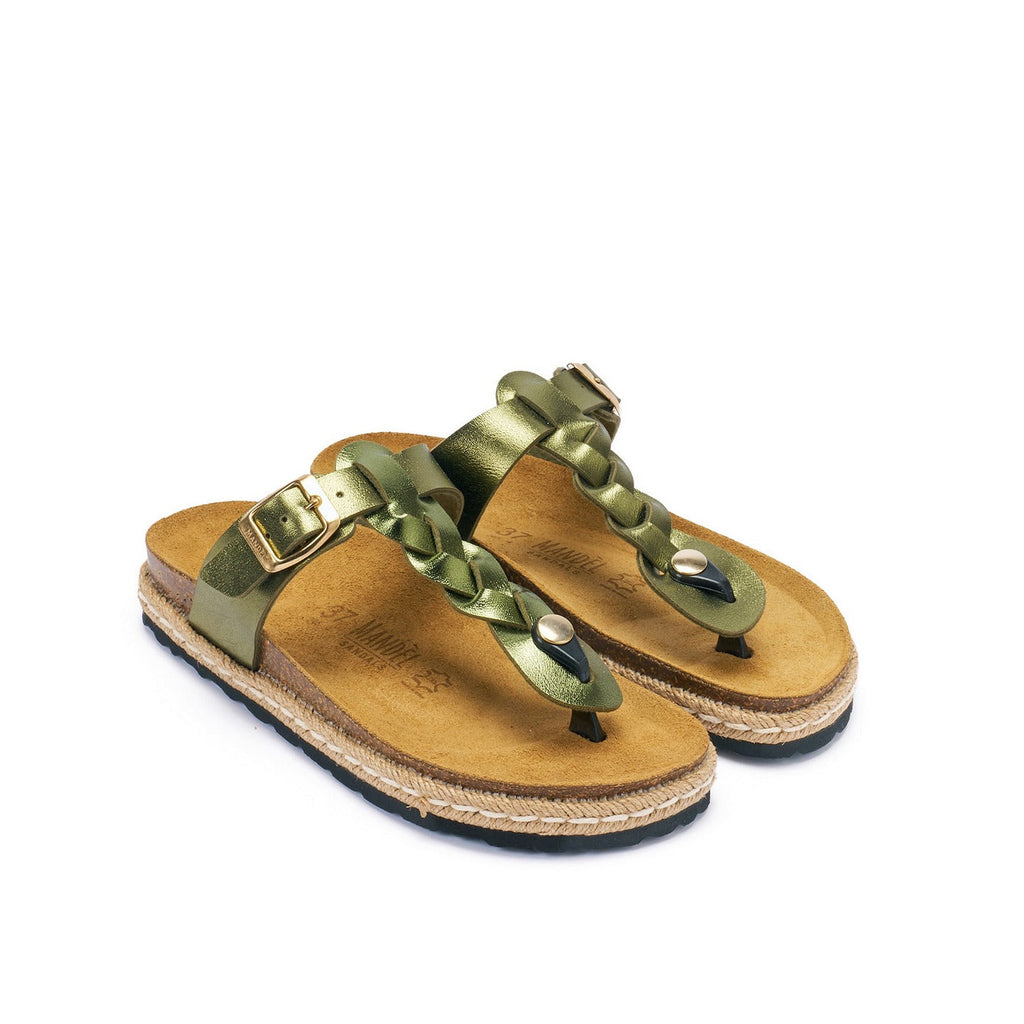 Tongs Luna - Green - Femme